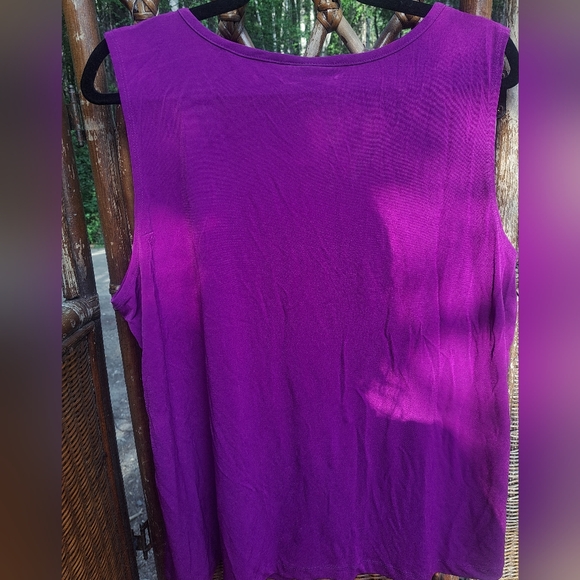 Susan Graver xl tanktop 💜 - Picture 4 of 4